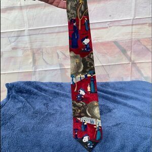 Peanuts 100% imported silk neck tie